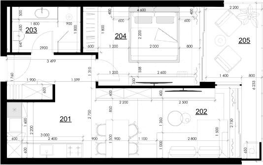 one-bedroom apartments